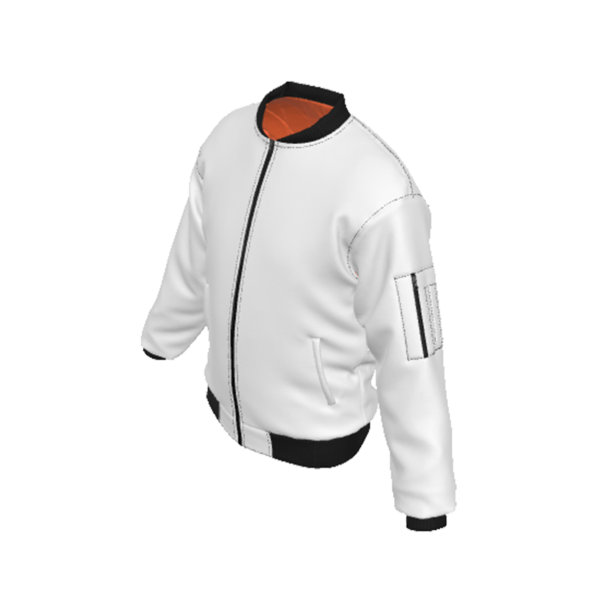 All Over Bomber Jacket - Cut & Sew