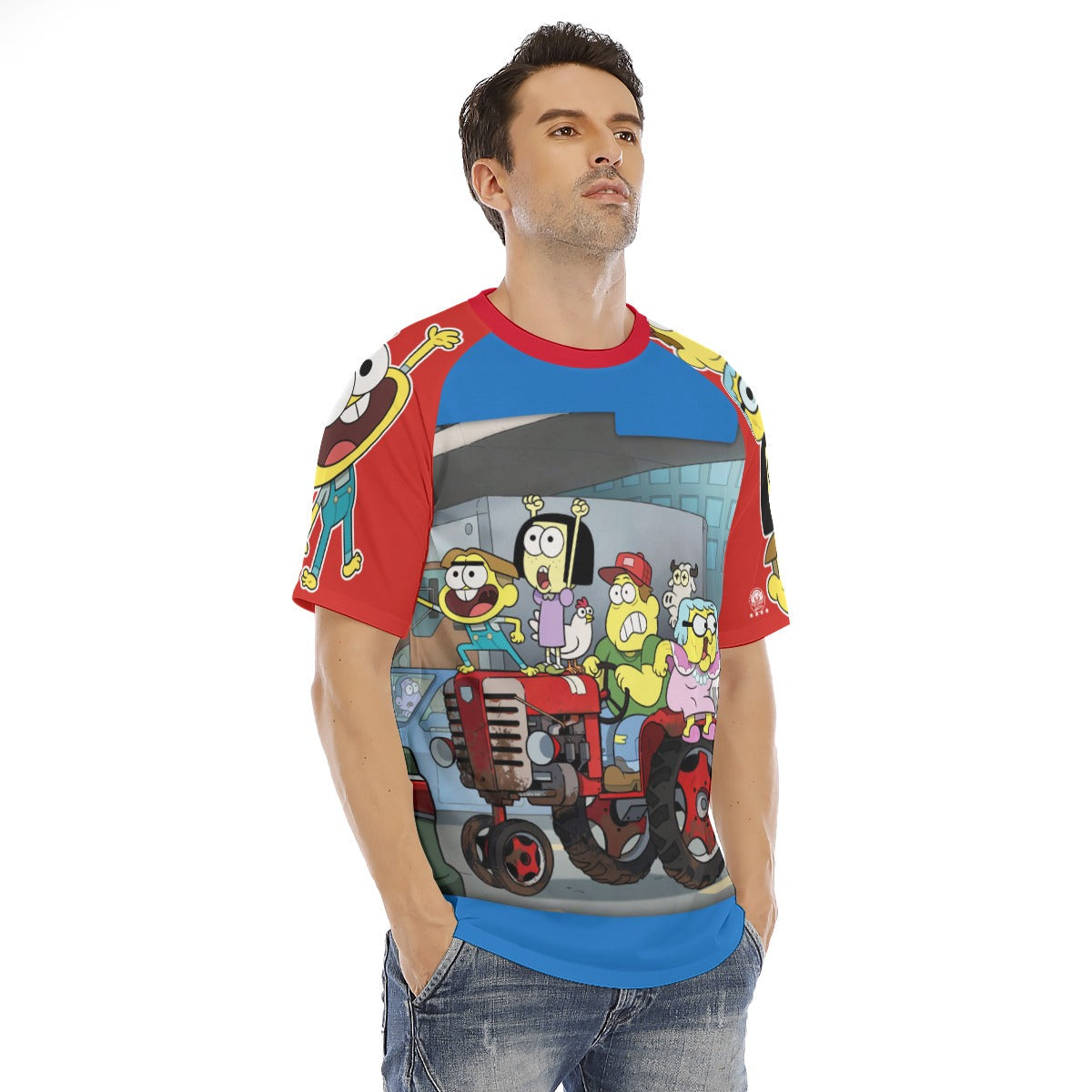All Over Ragland Short Sleeve - Cut & Sew