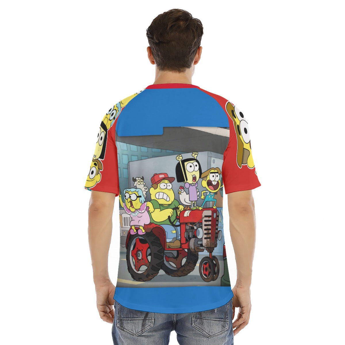 All Over Ragland Short Sleeve - Cut & Sew