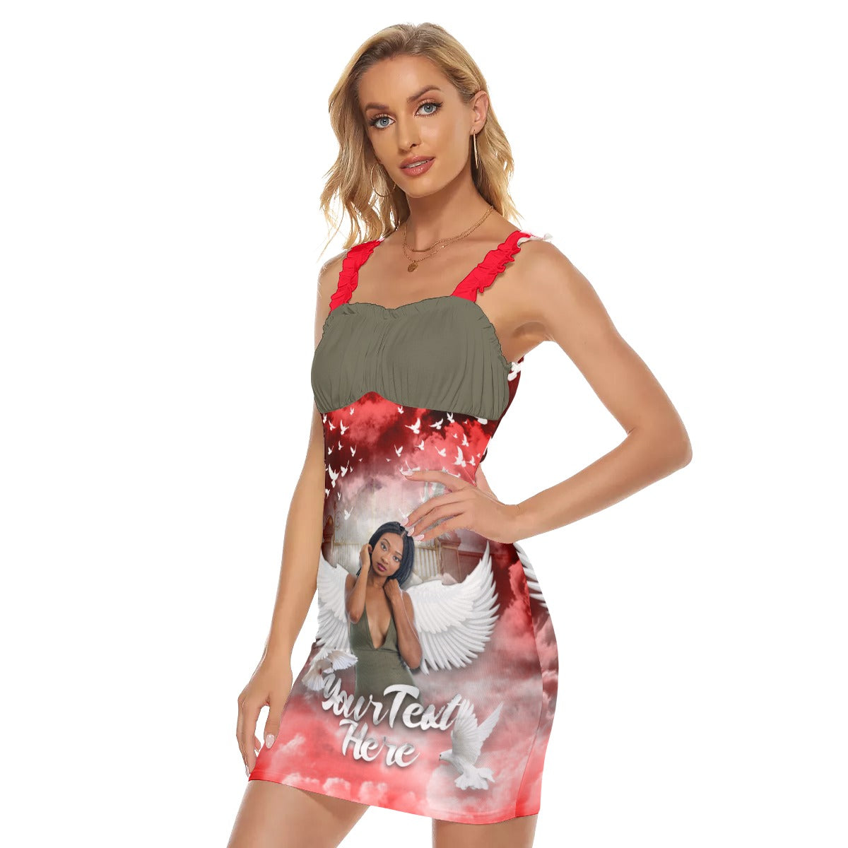 All Over Dress Cami Pleat