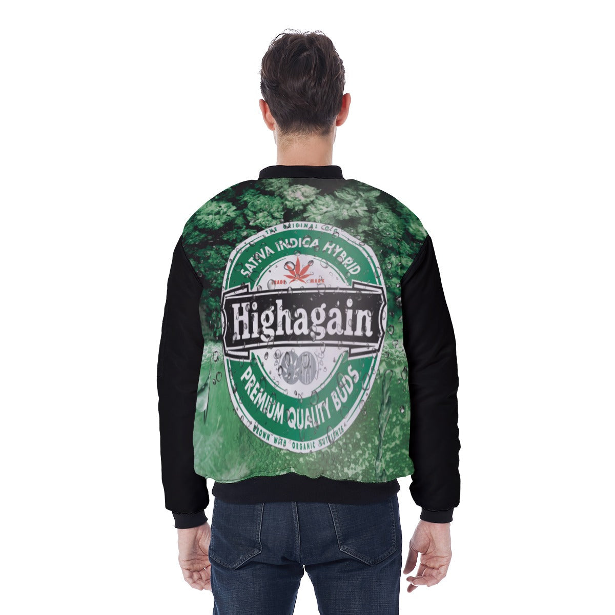 All Over Bomber Jacket - Cut & Sew
