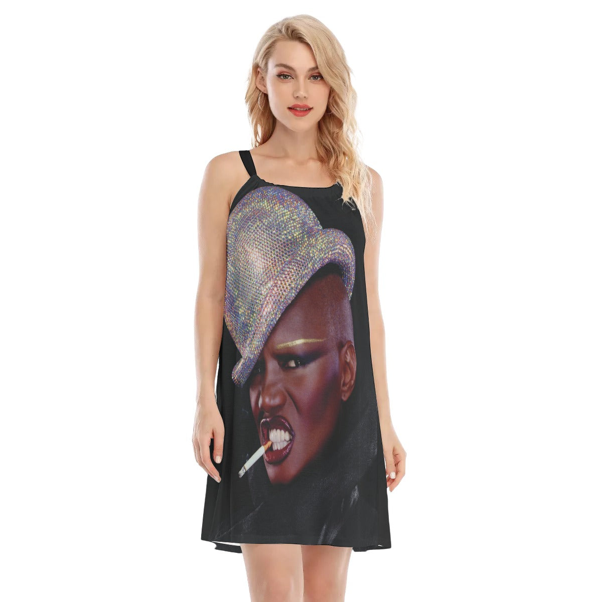 All Over Dress O-Neck Cami