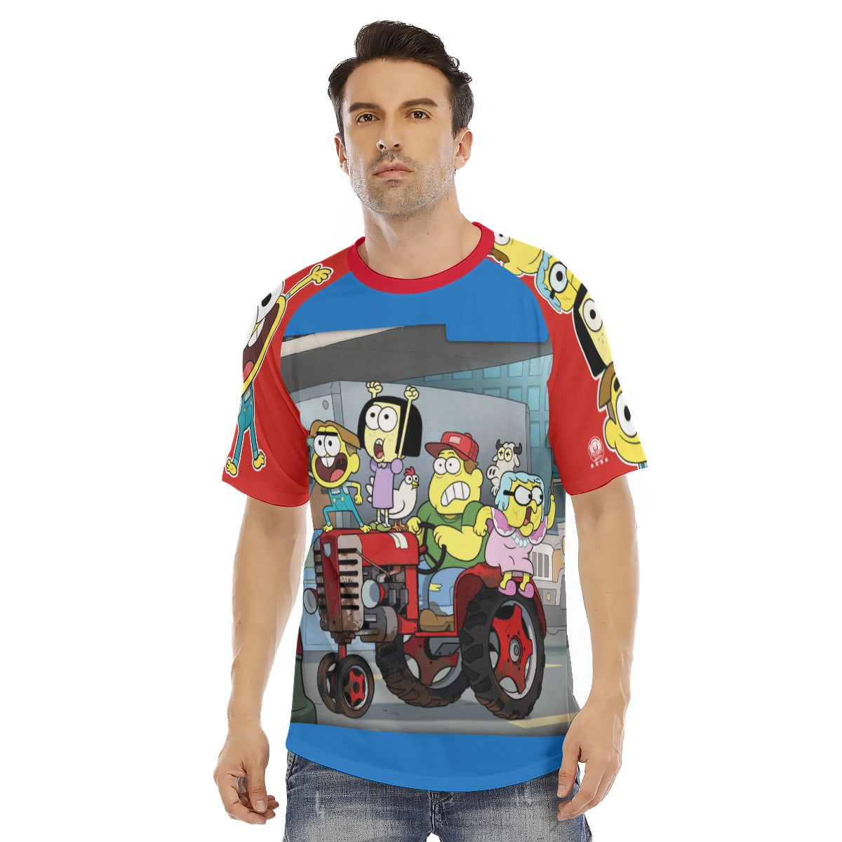 All Over Ragland Short Sleeve - Cut & Sew