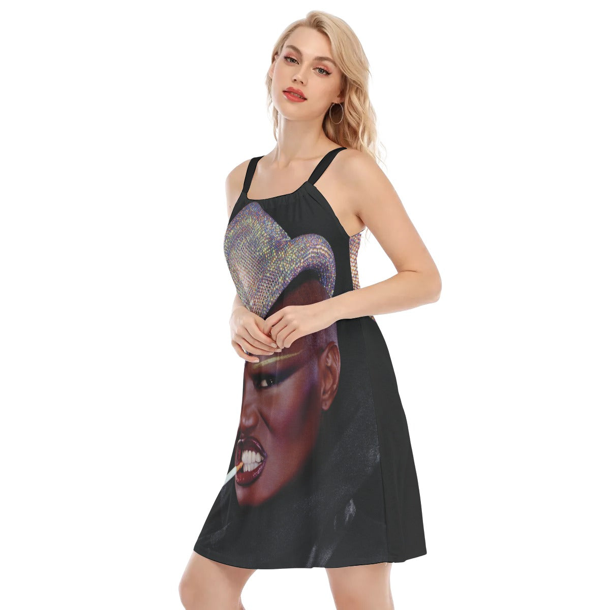 All Over Dress O-Neck Cami