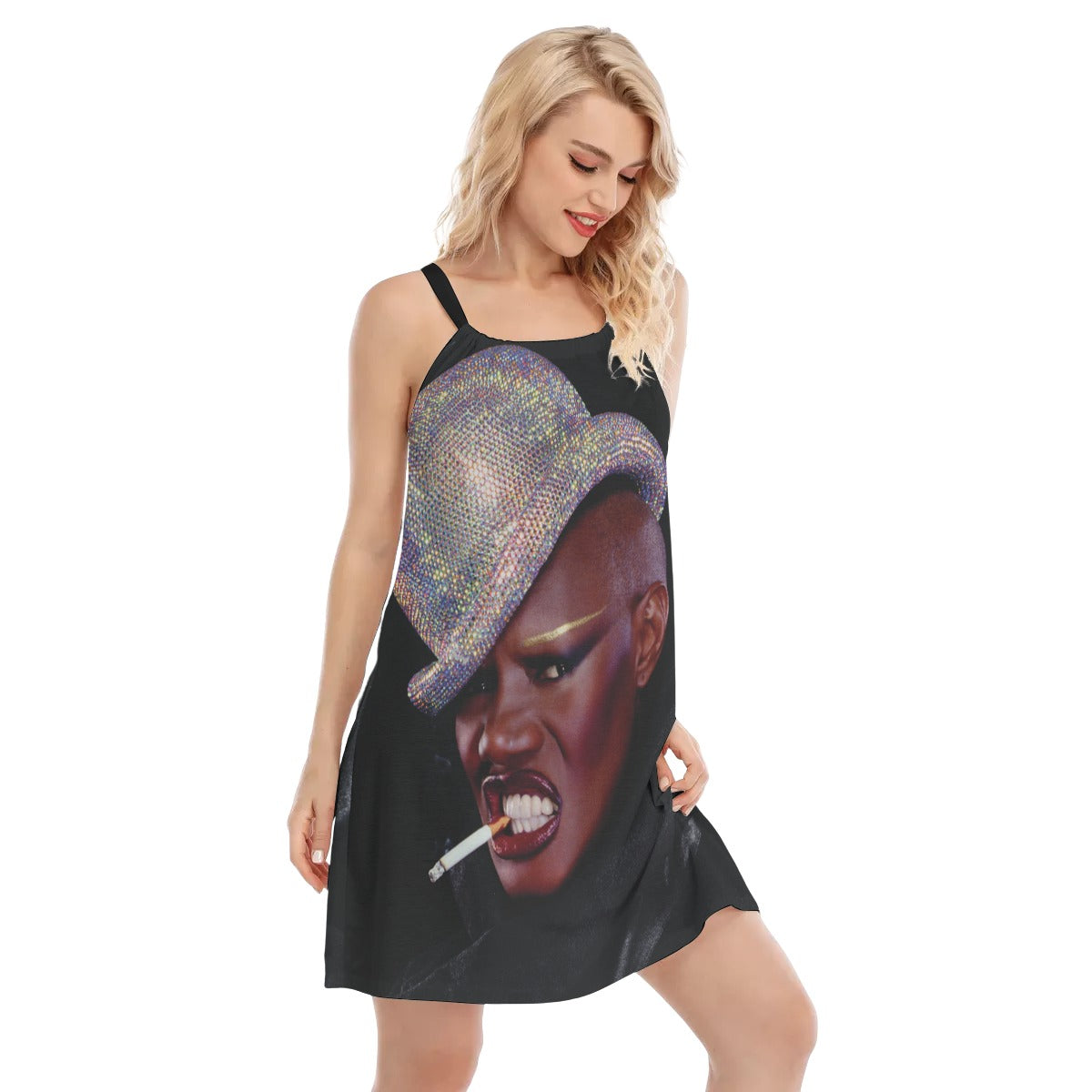 All Over Dress O-Neck Cami