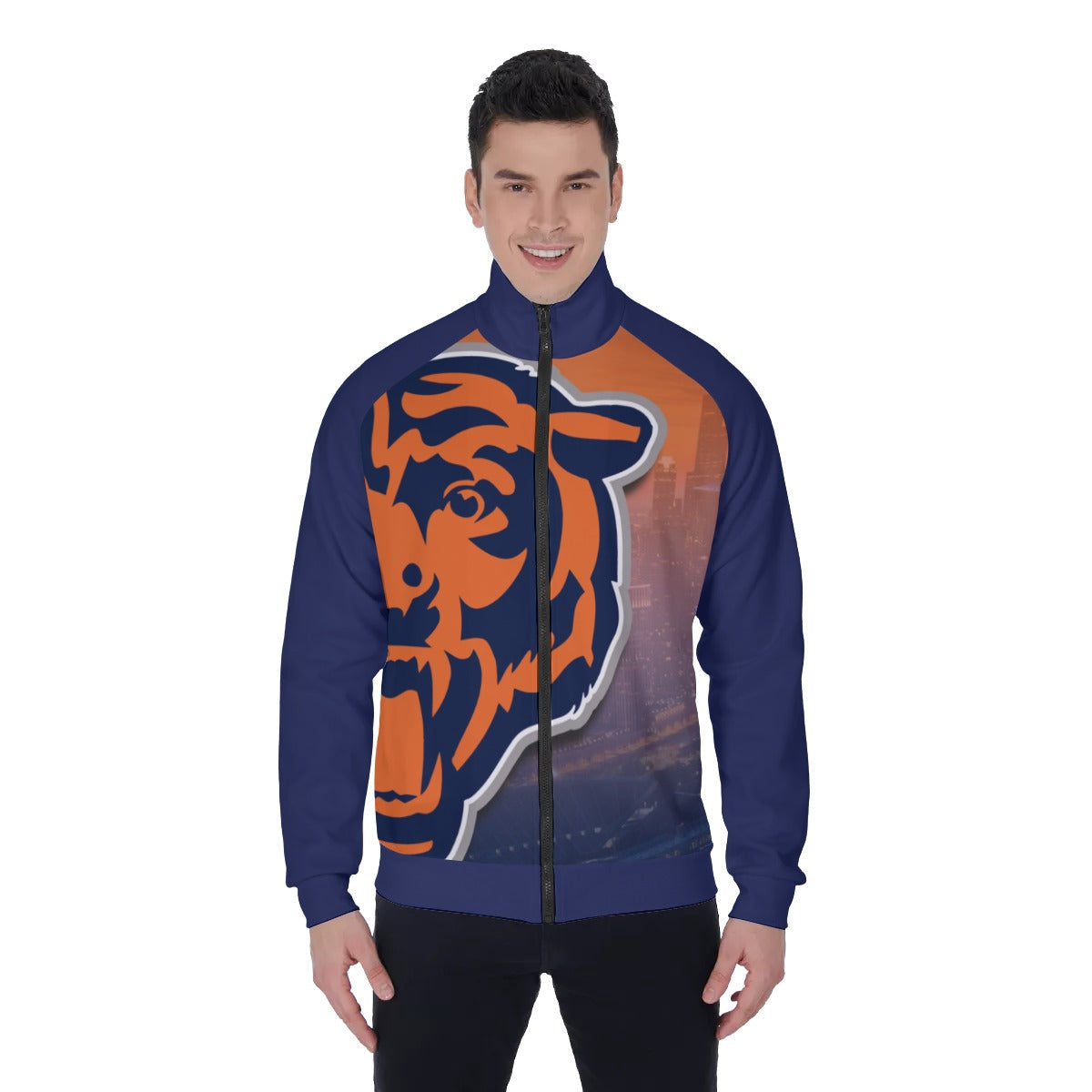 All Over Track Jacket (Stand Up Collar)