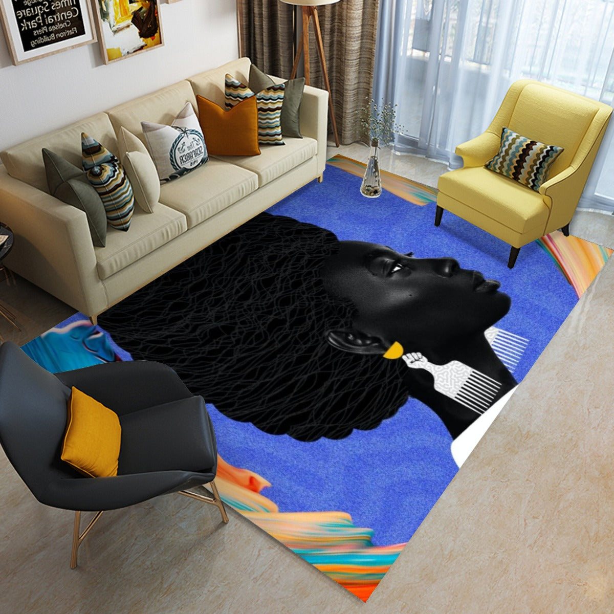 All Over Rectangular Floor Mats