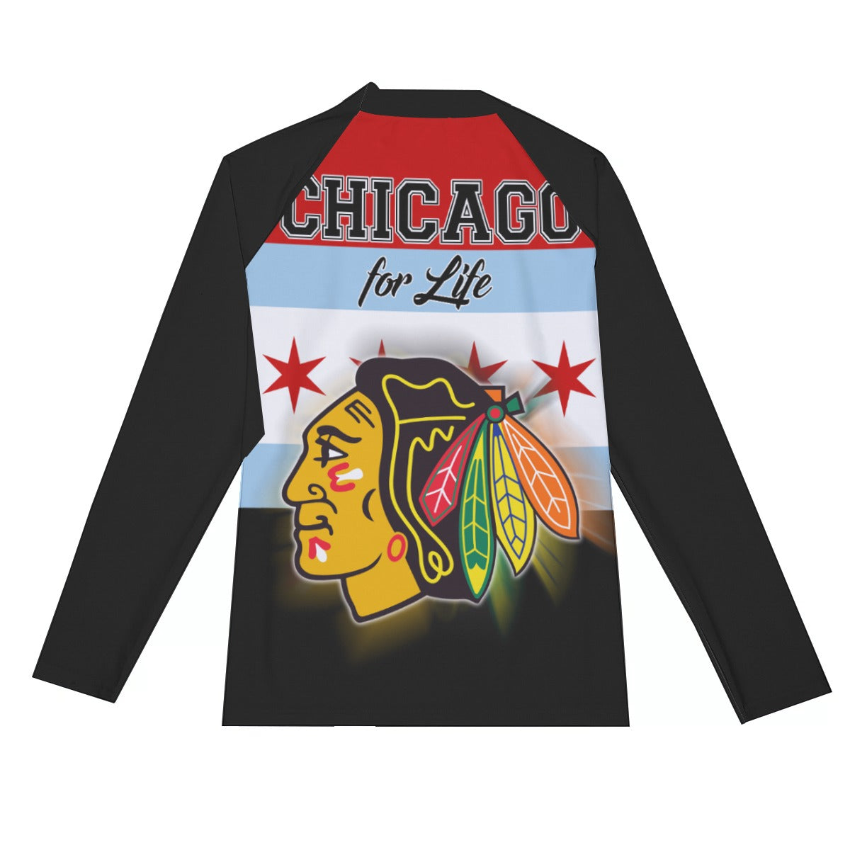 All Over Ragland Long Sleeve (TIGHT SURF SHIRT - Cut & Sew)