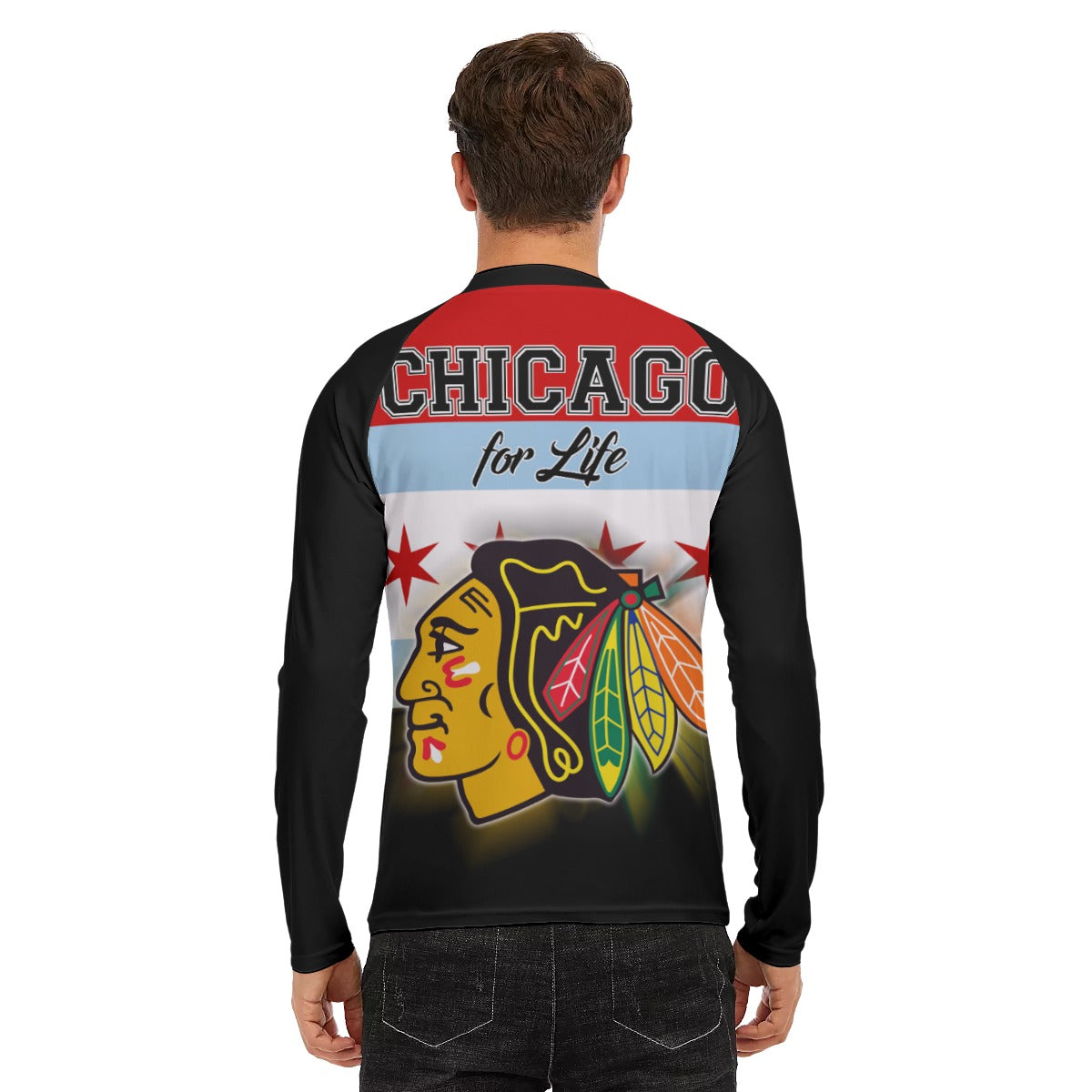 All Over Ragland Long Sleeve (TIGHT SURF SHIRT - Cut & Sew)