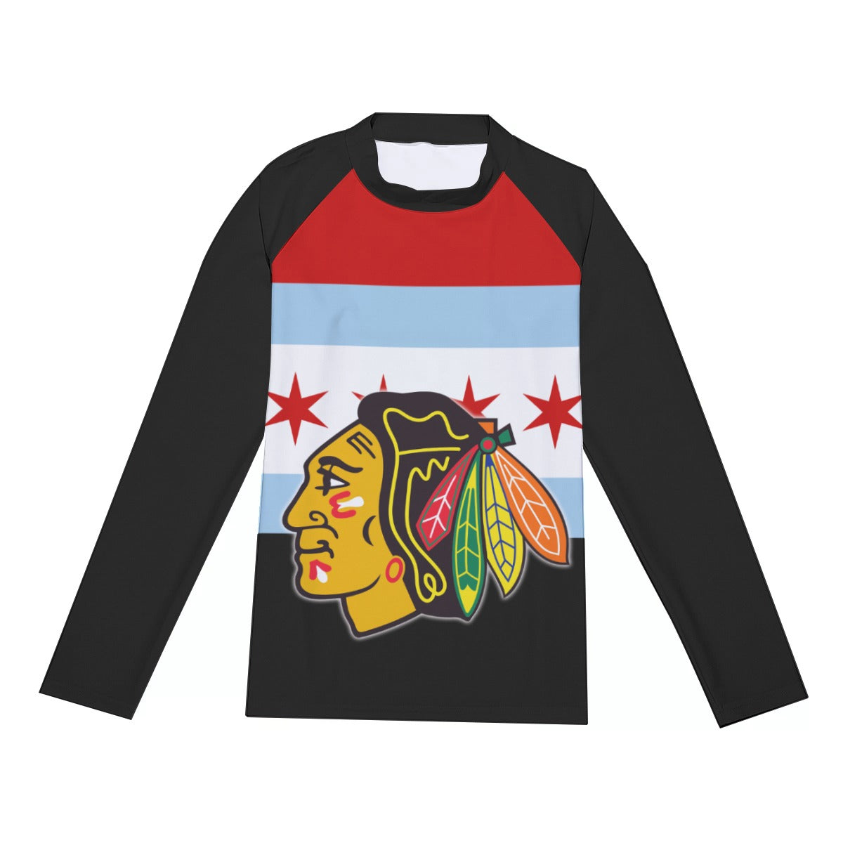 All Over Ragland Long Sleeve (TIGHT SURF SHIRT - Cut & Sew)