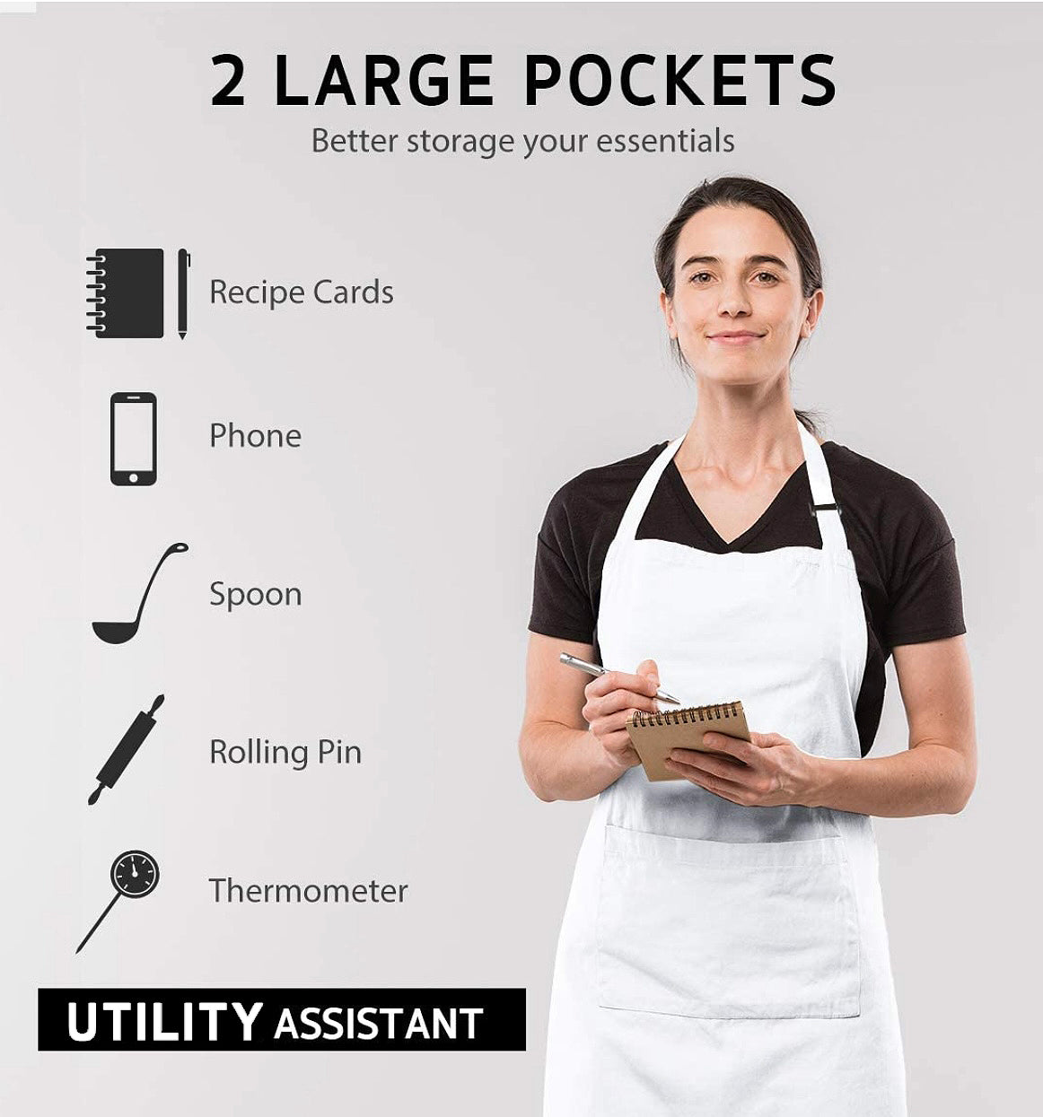 APRONS w/2 Pockets