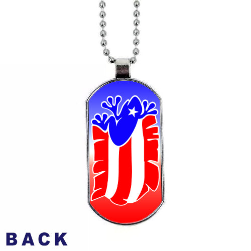 MILITARY TAGS PHOTO PENDANT
