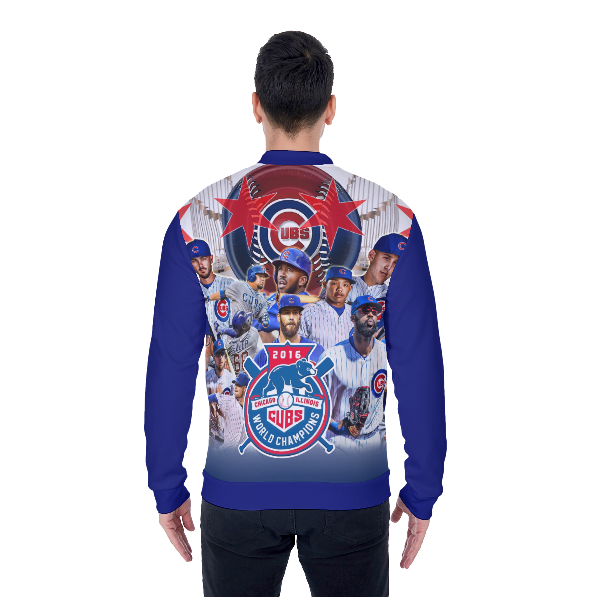 All Over Baseball Jacket (HEAVY FLEECE - Cut & Sew)