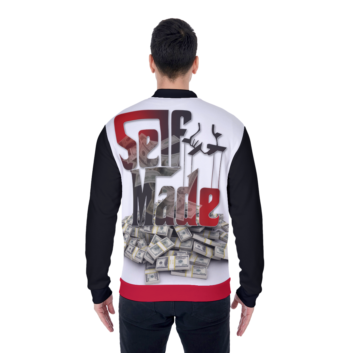 All Over Baseball Jacket (HEAVY FLEECE - Cut & Sew)
