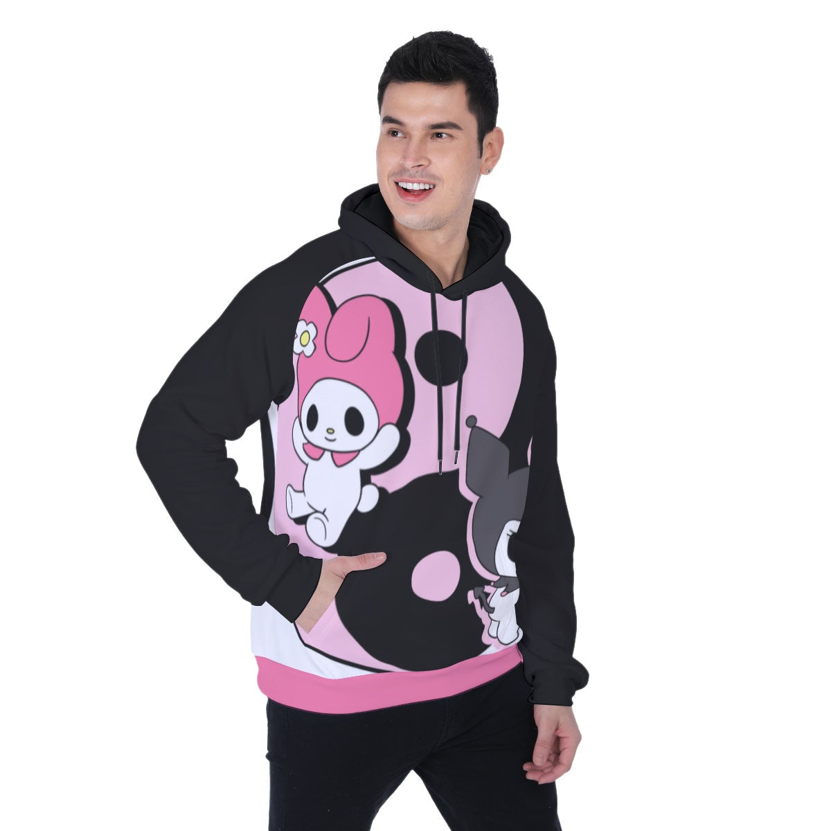 All Over Raglan Hoodie (HEAVY FLEECE - Cut & Sew)