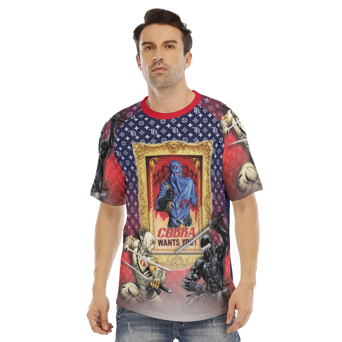 All Over Ragland Short Sleeve - Cut & Sew