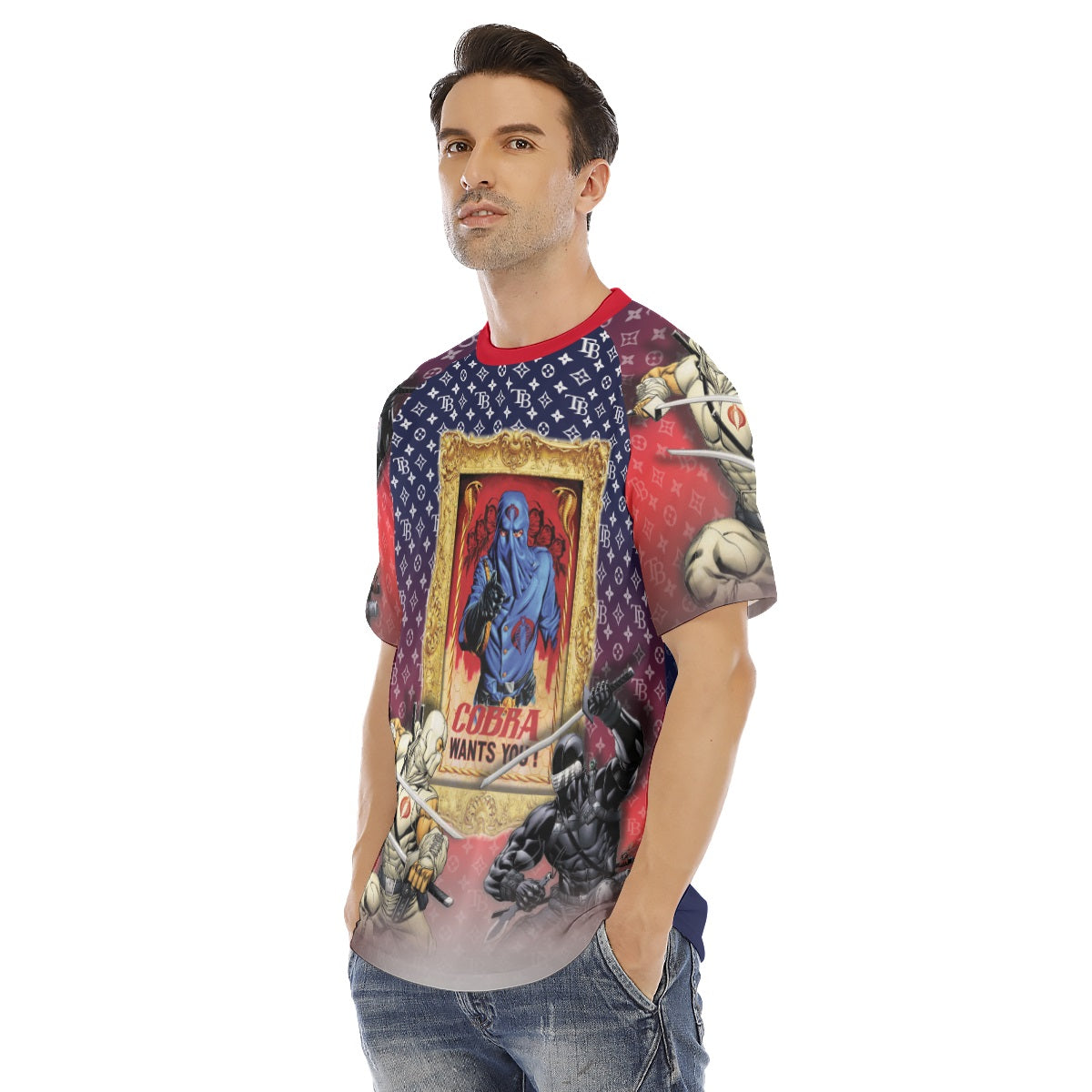 All Over Ragland Short Sleeve - Cut & Sew