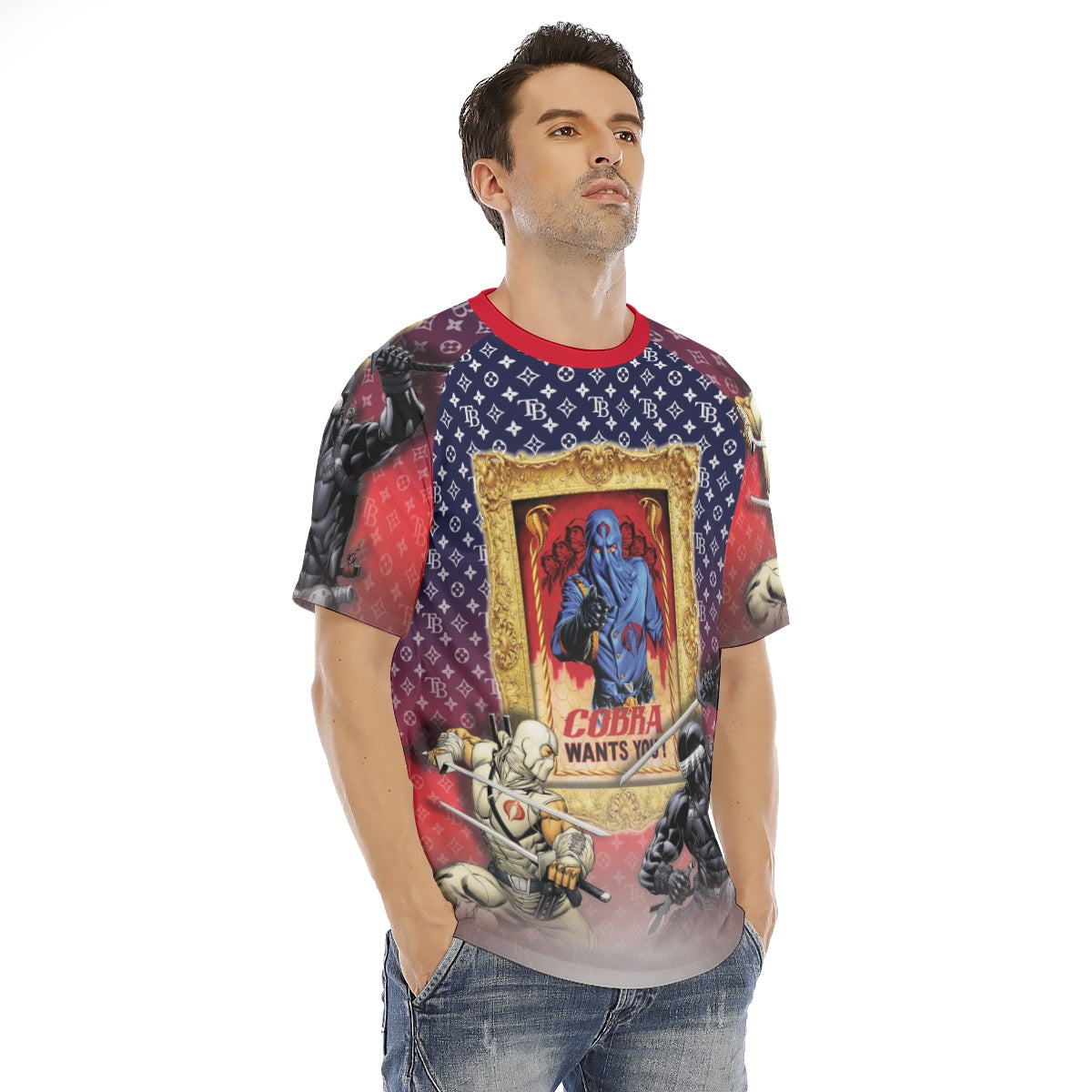 All Over Ragland Short Sleeve - Cut & Sew