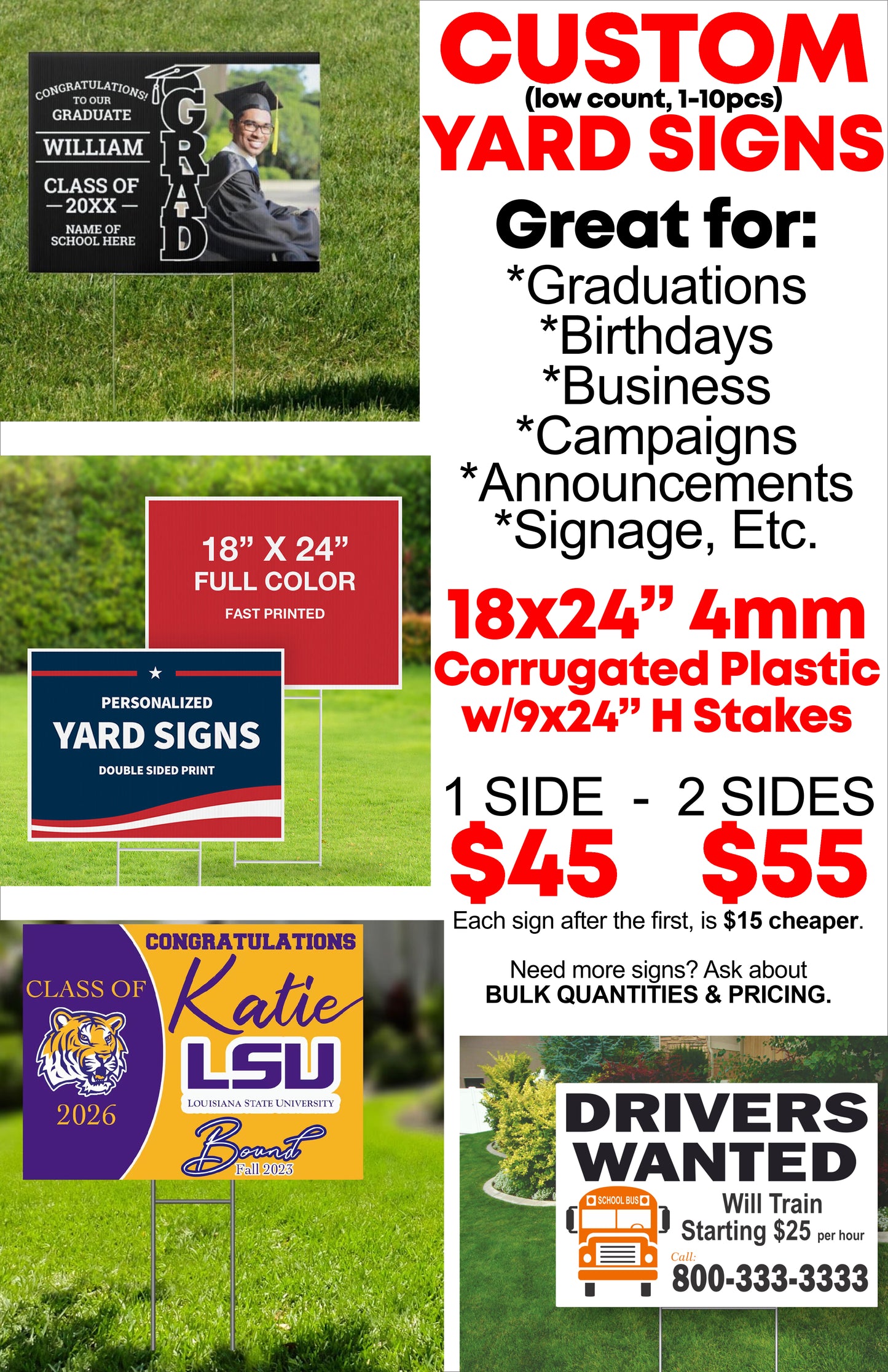 YARD SIGNS