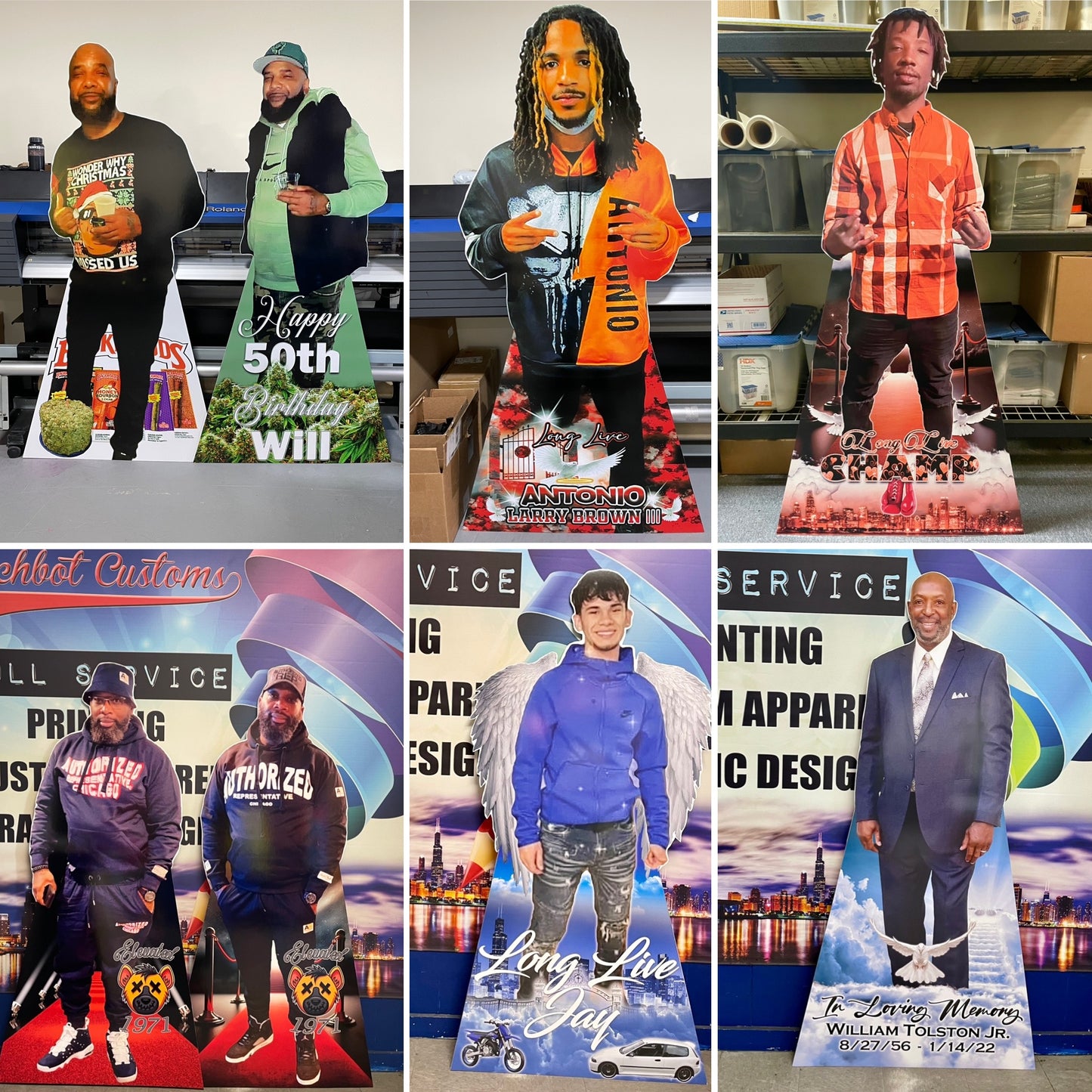 LIFESIZE CUTOUTS (LOCAL PICK UP ONLY)