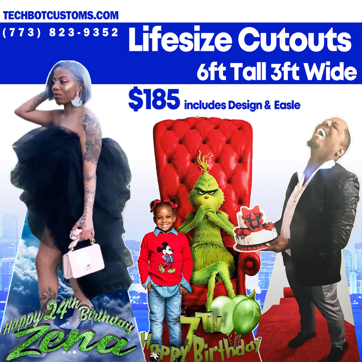 LIFESIZE CUTOUTS (LOCAL PICK UP ONLY)