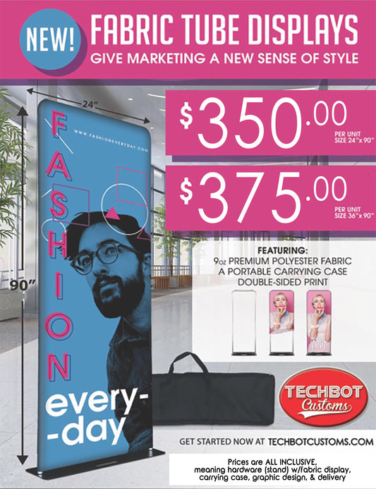 FABRIC TUBE DISPLAYS