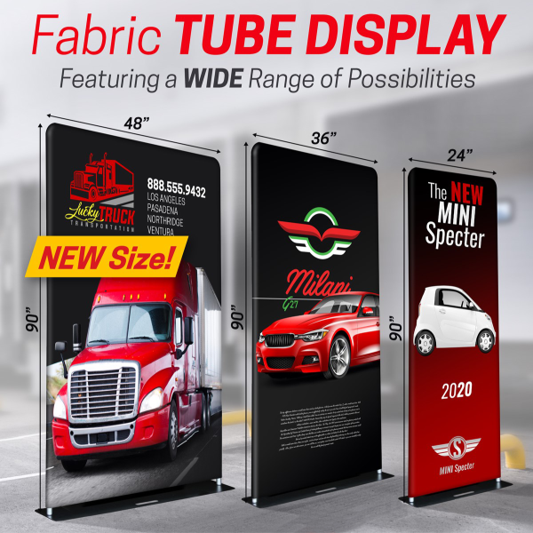 FABRIC TUBE DISPLAYS